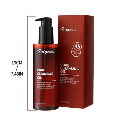 Ausynax Pore Cleansing Oil Gentle, Double cleansing two-in-one.BlackheadCleanser and Makeup Remover for Sensitive Skin,Melts Makeup, Sunscreen and Environmental Pollutants,6.76 fl.oz. Smooth Exfoliate Plant Cosmetic - truelything.com