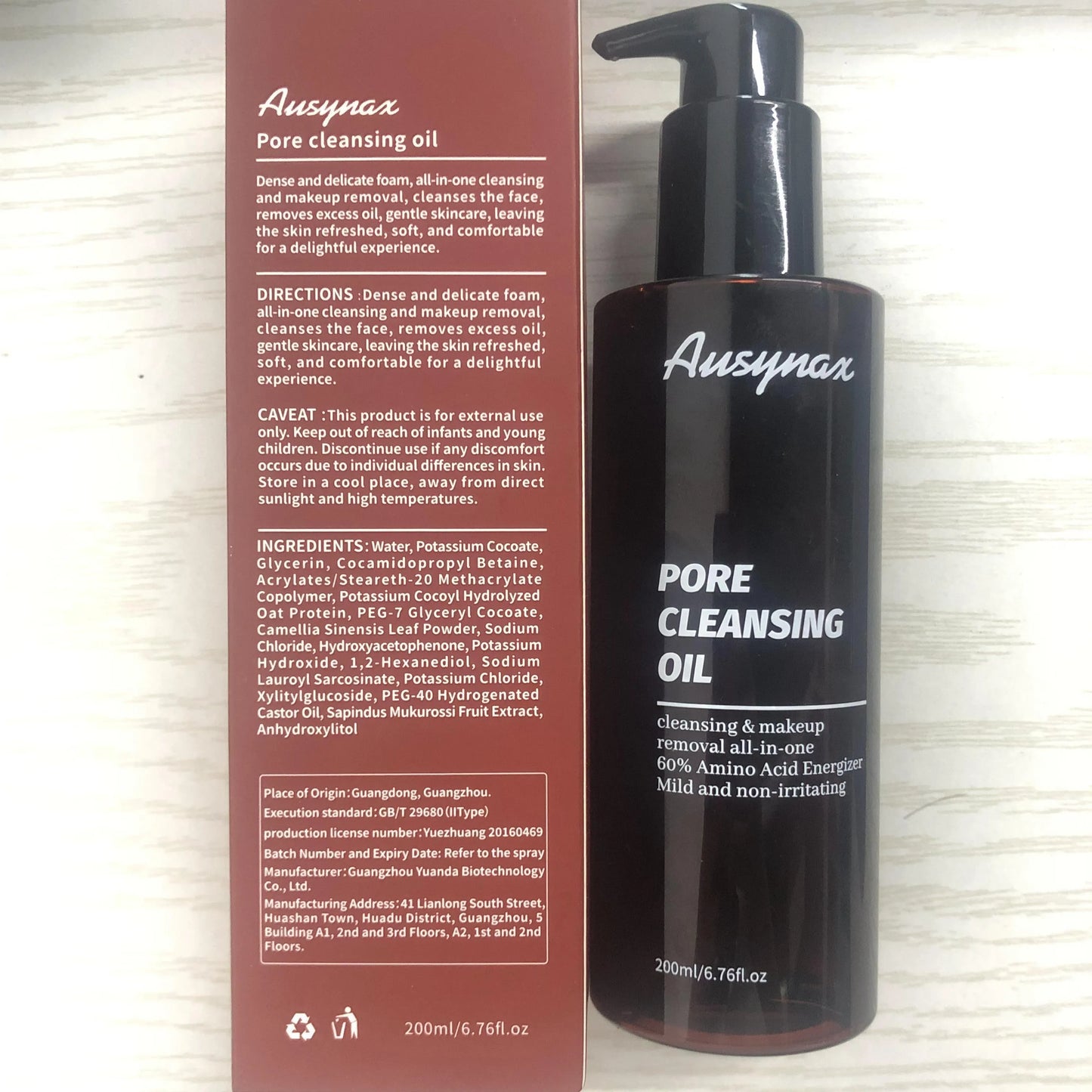 Ausynax Pore Cleansing Oil Gentle, Double cleansing two-in-one.BlackheadCleanser and Makeup Remover for Sensitive Skin,Melts Makeup, Sunscreen and Environmental Pollutants,6.76 fl.oz. Smooth Exfoliate Plant Cosmetic - truelything.com