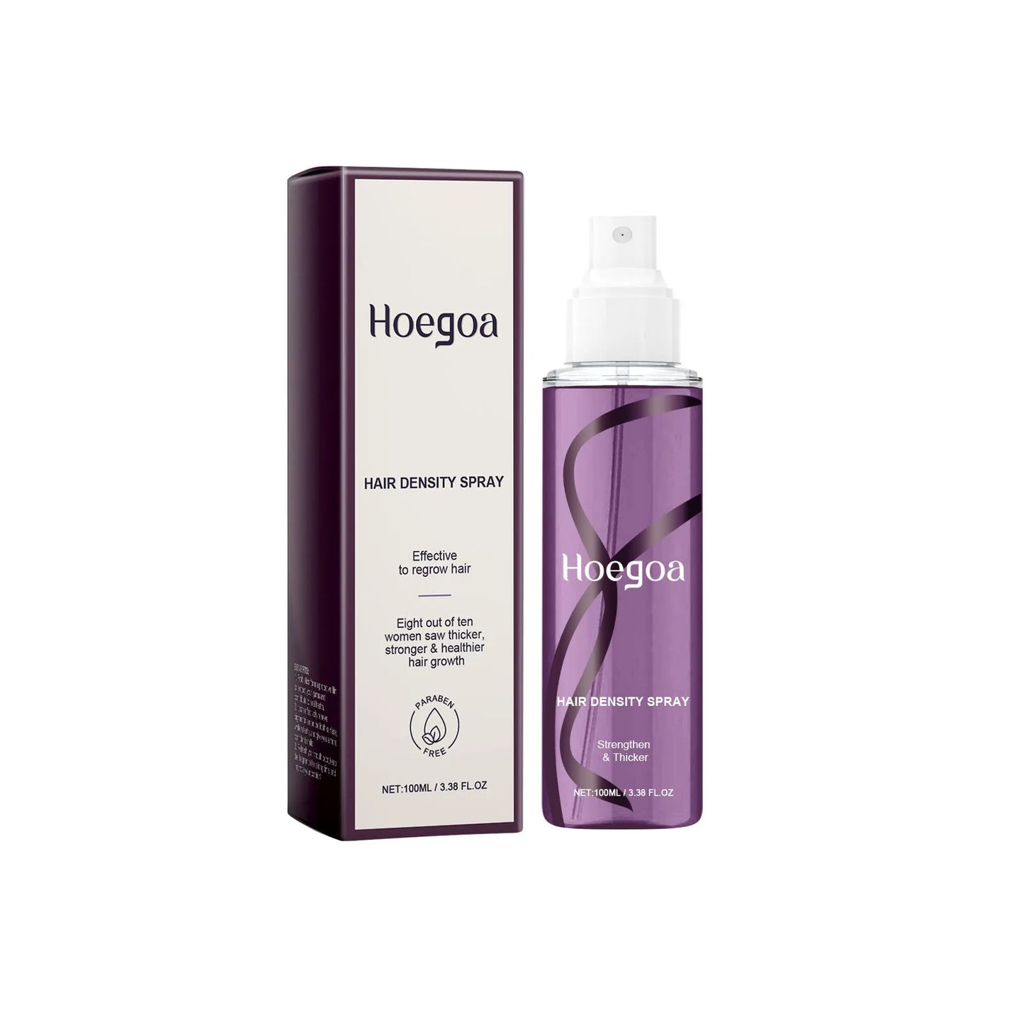 Hoegoa Volumizing Dense Hair Spray Repair dry and frizzy hair Strengthening Hair Nourishing Volumizing Hair Spray