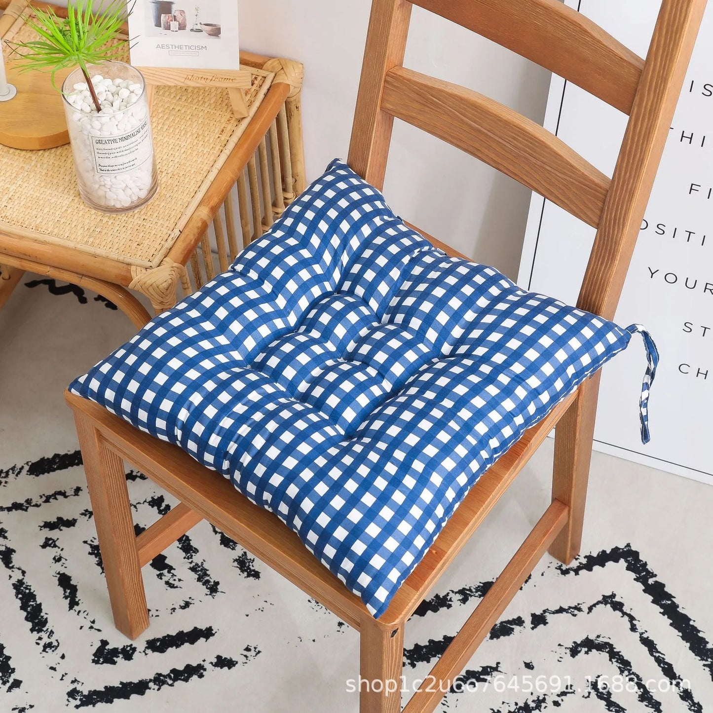 Chair Cushion Home Chair Cushion Thickened Soft Sedentary Not Tired Office Cushion Multi-color Optional