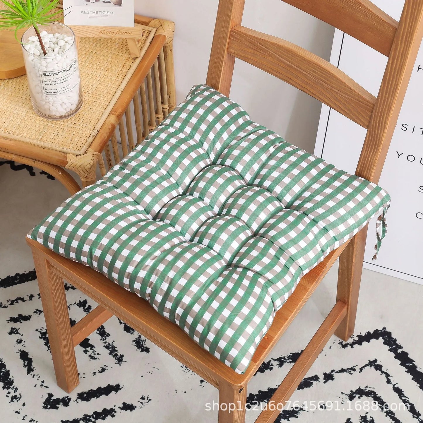 Chair Cushion Home Chair Cushion Thickened Soft Sedentary Not Tired Office Cushion Multi-color Optional