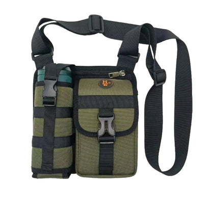 New Shoulder Men&#039;s Bag Casual Walking Cup Bag Outdoor Travel Small Backpack Wear-resistant Waterproof Practical Satchel