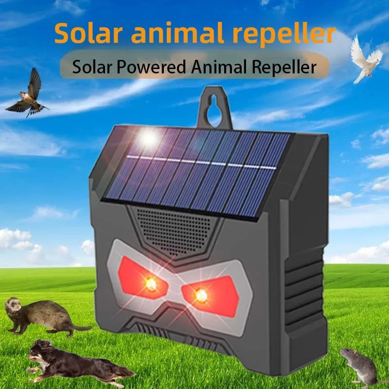 Solar Ultrasound To Catch Animals Outdoor Waterproof Sun Protection Snake Mole Buzzer Rat Repellent