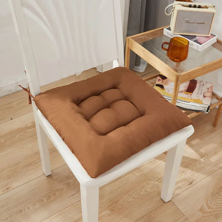 Chair Cushion Home Chair Cushion Thickened Soft Sedentary Not Tired Office Cushion Multi-color Optional