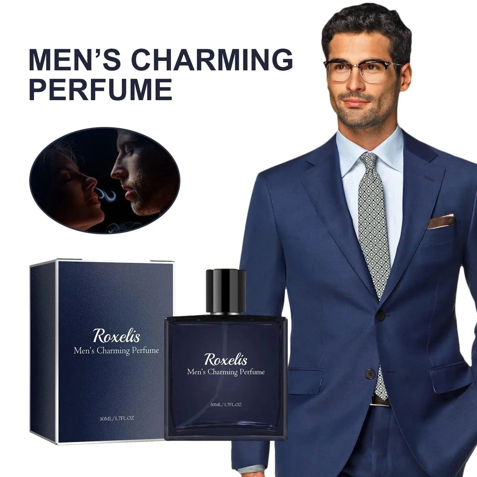 Roxelis Men&#039;s Charm Perfume Fragrance Fragrance Natural fresh charm release lasting fragrance couples dating atmosphere perfume - truelything.com